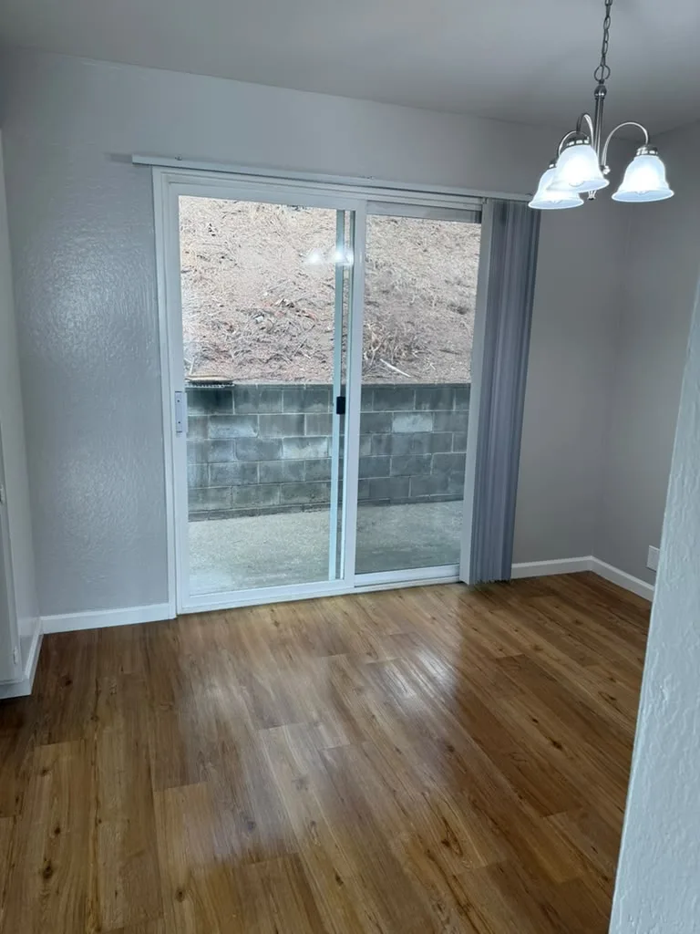 Clean, empty living room after a Jasper cleaning